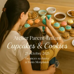 Atelier Parent Enfant Cupcakes Cookies Tunisie | Le Chef