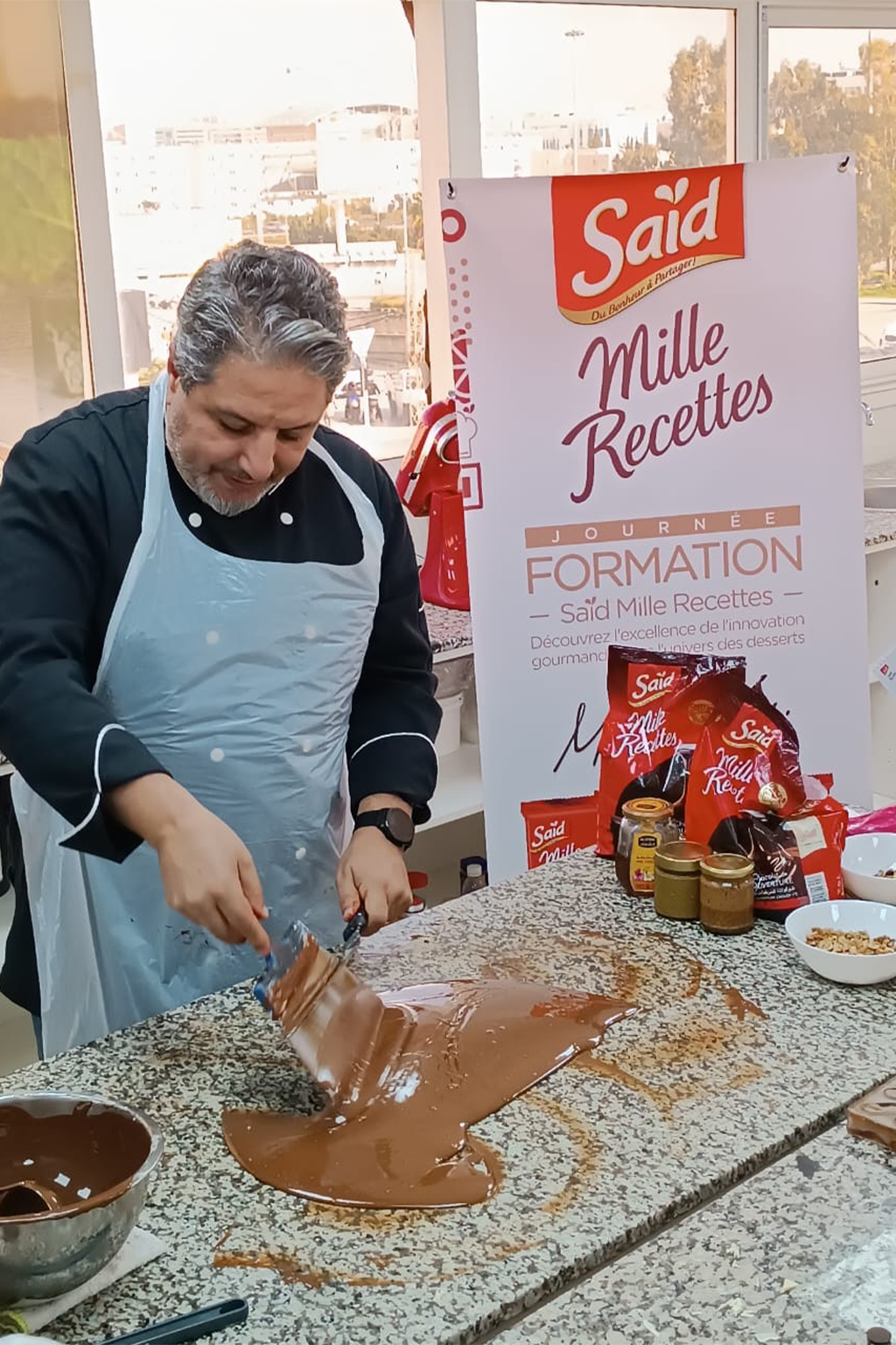 Formation chocolat Tunis le Chef KORBI 3 Formation chocolat Tunis le Chef KORBI 2